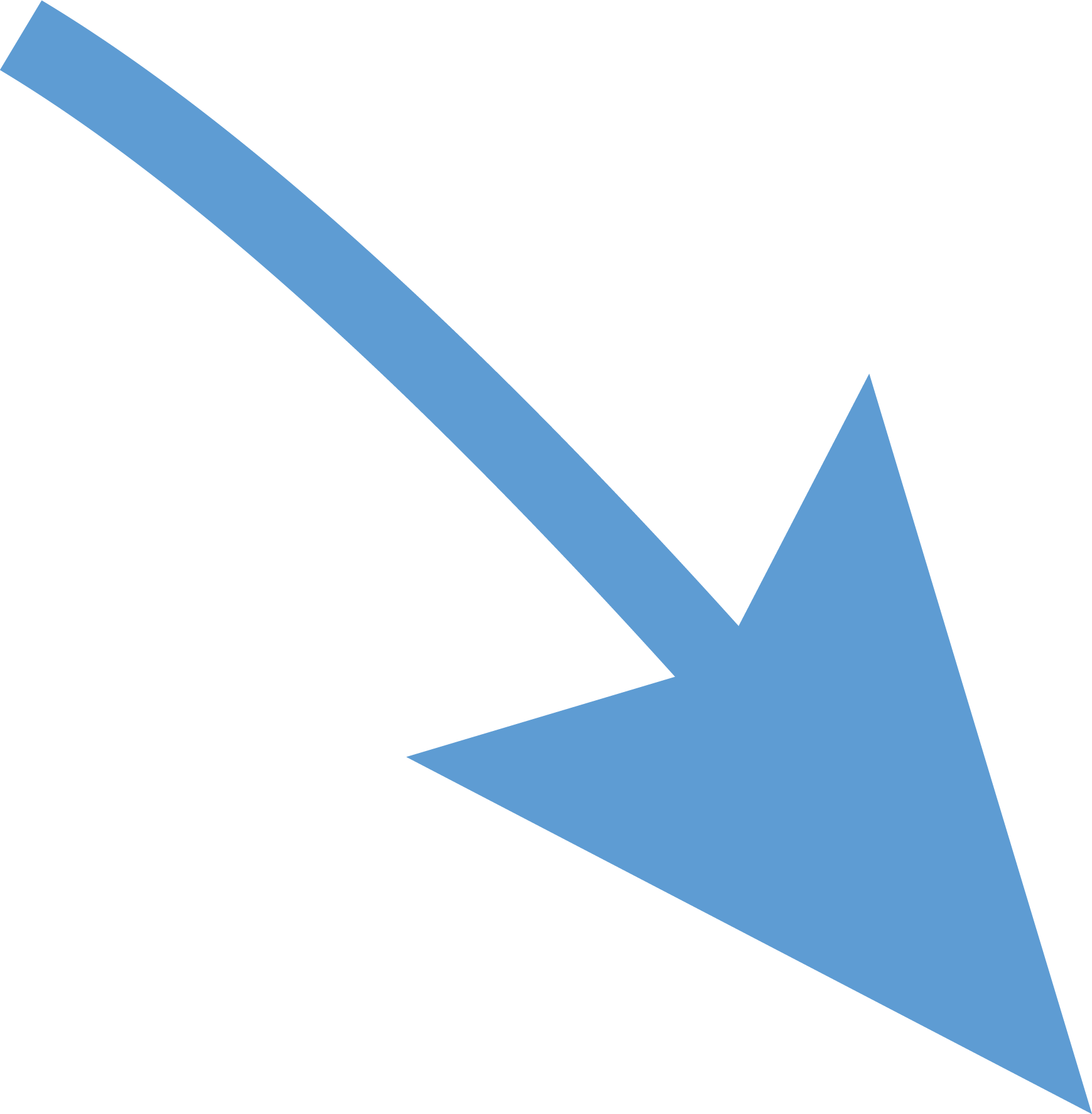 curved arrow