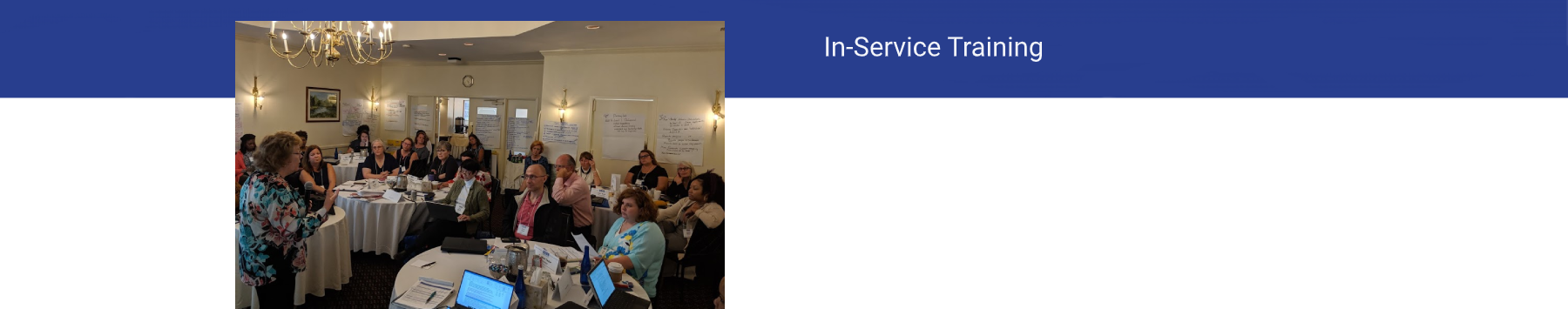 inservice header training banner